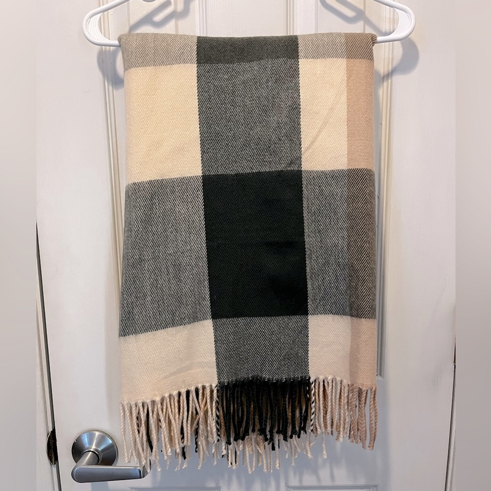 Plaid Blanket Scarf